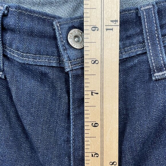 Levis 515 Bootcut Jeans Womens 30x27 Dark Wash Mid Rise - Picture 6 of 8